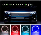 Led Car Hood Flexible Daytime Running Light Strip Universal Decor Lamp Start-Scan Led Decoration Lights Jennyshome