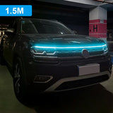 Led Car Hood Flexible Daytime Running Light Strip Universal Decor Lamp Start-Scan Led Decoration Lights Jennyshome