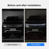 Led Car Hood Flexible Daytime Running Light Strip Universal Decor Lamp Start-Scan Led Decoration Lights Jennyshome