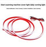 Led Car Hood Flexible Daytime Running Light Strip Universal Decor Lamp Start-Scan Led Decoration Lights Jennyshome