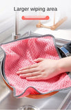 1 lot (5pcs)Kitchen daily dish towel absorbent scouring pad-Jennyhome Jennyshome