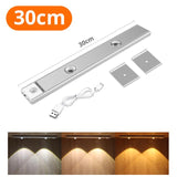 Magnetic LED Bar Cat Eye Spot Light Effect Rechargeable Battery Lamp USB Night Lights for Kitchen Under Cabinet Wardrobe cuisine Jennyshome