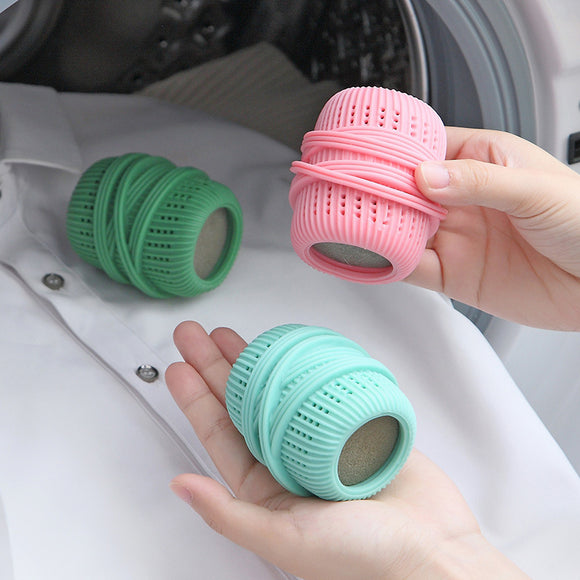 Anti-tangle laundry balls