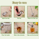 Stainless Steel Long-Handle Tea Strainer