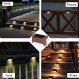 Outdoor Garden Stair Step Light Solar Night Light Jennynailart