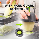 Pro Multifunctional Vegetable Fruits Chopping Potato Slicer Carrot Grater Kitchen Accessories Gadgets Steel Blade Kitchen shredders Jennyshome