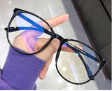 Blue Light Blocking Glasses 2020 Women Oversized Eyeglasses Anti Blue Light Computer Glasses Men Safety Eyewear Spectacle Jennynail