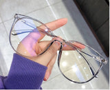 Blue Light Blocking Glasses 2020 Women Oversized Eyeglasses Anti Blue Light Computer Glasses Men Safety Eyewear Spectacle Jennynail