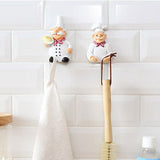 Cute Chef Wall-mounted Wire Plug Holder - Jennyhome Jennyhome