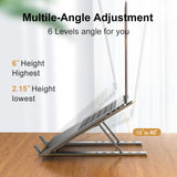 Portable Laptop Stand Macbook Pro Support Adjustable Notebook Holder - Jennyhome Jennynail