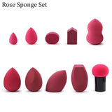 Wholesale Mini Makeup Sponge Water Drop Shape Makeup Soft Foundation puff Concealer Flawless Mixed cosmetic makeup sponge Jennynail