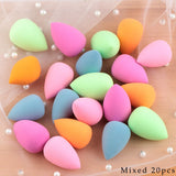 Wholesale Mini Makeup Sponge Water Drop Shape Makeup Soft Foundation puff Concealer Flawless Mixed cosmetic makeup sponge Jennynail