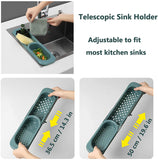 Telescopic Kitchen Sink Organizer Rack