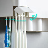 Wall-mounted Toothbrush Holder Storage Rack - Jennyhome Jennyhome