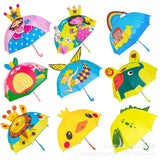 Cute Cartoon Kids Umbrella Animation Creative Long-Handled 3D Ear Modeling Children's Umbrella3-Jennyhome Jennynail