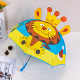 Cute Cartoon Kids Umbrella Animation Creative Long-Handled 3D Ear Modeling Children's Umbrella3-Jennyhome Jennynail