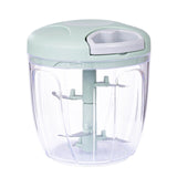 500/900ml Manual Mini Food Chopper - Jennyhome Jennyhome