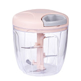 500/900ml Manual Mini Food Chopper - Jennyhome Jennyhome