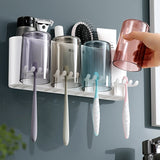 Wall-Mounted Toothbrush Holder Set - Jennyhome Jennyhome