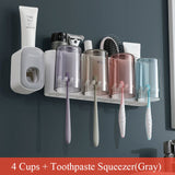 Wall-Mounted Toothbrush Holder Set - Jennyhome Jennyhome