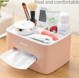 Tissue Storage Box Napkin Holder Multifunctional Sundries Storage Ontainer Living Room Stationery Organizer Box for Home Office Jennynail