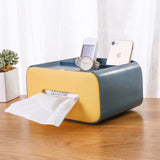 Tissue Storage Box Napkin Holder Multifunctional Sundries Storage Ontainer Living Room Stationery Organizer Box for Home Office Jennynail