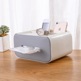 Tissue Storage Box Napkin Holder Multifunctional Sundries Storage Ontainer Living Room Stationery Organizer Box for Home Office Jennynail