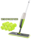 Spray Mop Broom Set Magic Mop Wooden Floor Flat Mop Household Cleaning Tool-Jennyhome