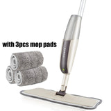 Spray Mop Broom Set Magic Mop Wooden Floor Flat Mop Household Cleaning Tool-Jennyhome