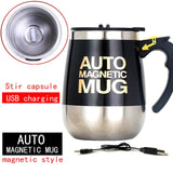 USB Rechargeable Automatic Self Stirring Magnetic Mug - Jennyhome Jennyhome