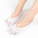 Women Invisible Mesh Hole 5 Toe Seperated Finger Socks-Jennyhome