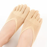 Women Invisible Mesh Hole 5 Toe Seperated Finger Socks-Jennyhome