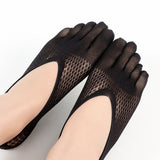 Women Invisible Mesh Hole 5 Toe Seperated Finger Socks-Jennyhome