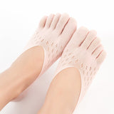 Women Invisible Mesh Hole 5 Toe Seperated Finger Socks-Jennyhome