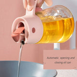 Automatic Opening Glass Oil Container - Jennyhome Jennyhome