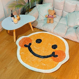 Ins Smiley Door Mat Cartoon Anti-slip Floor Mats Washable Bedroom Carpet-Jennyhome Jennynail