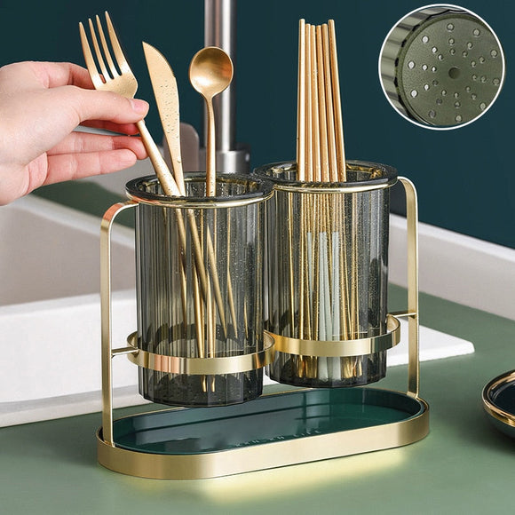 Luxury Spoon Fork Chopsticks Storage Holder - Jennyhome Jennyhome