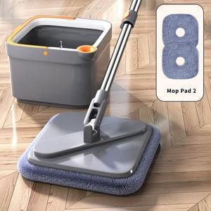 Self-Cleaning Rotary Square Mop With Bucket - Jennyhome Jennyhome