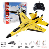 RC Foam Aircraft SU-35 Plane 2.4G Radio Control Glider Remote Control Fighter Plane - Jennyhome