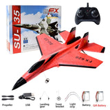 RC Foam Aircraft SU-35 Plane 2.4G Radio Control Glider Remote Control Fighter Plane - Jennyhome