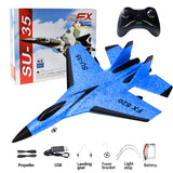 RC Foam Aircraft SU-35 Plane 2.4G Radio Control Glider Remote Control Fighter Plane - Jennyhome