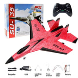 RC Foam Aircraft SU-35 Plane 2.4G Radio Control Glider Remote Control Fighter Plane - Jennyhome