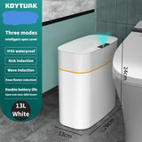 13L Rechargeable Smart Sensor Trash Can - Jennyhome Jennyhome