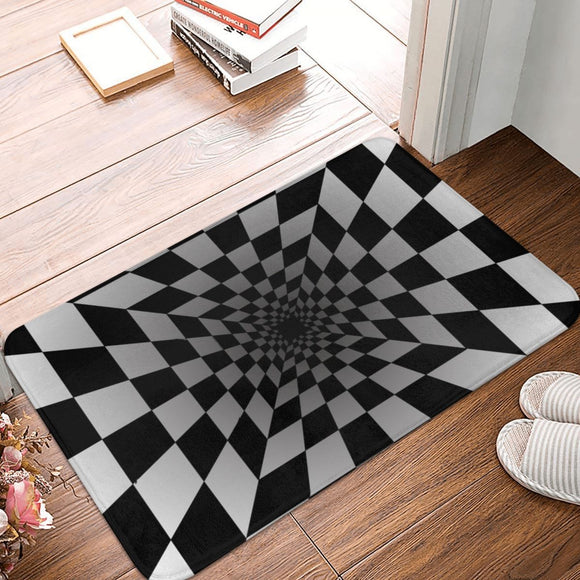 Trippy Rug Optical Illusion Worm Hole 3D Rug Carpet Doormat Non-slip - Jennyhome Jennyshome