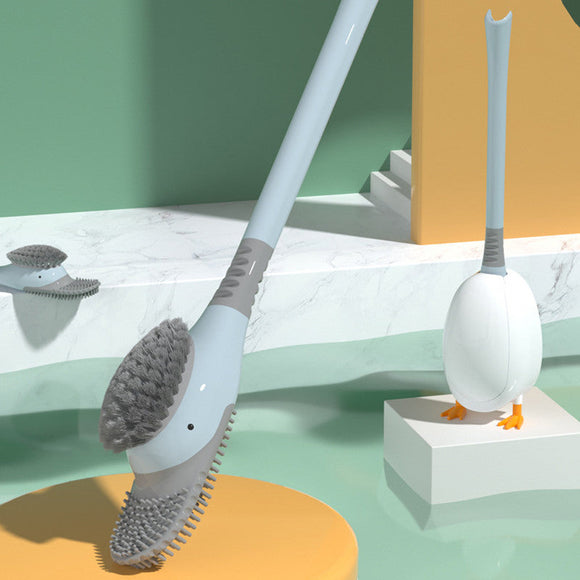 Duck Shape Silicone Toilet Brush - Jennyhome Jennyhome