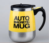 Automatic Self Stirring Magnetic Mug 304 Stainless Steel Thermal Cups-Jennyhome