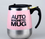 Automatic Self Stirring Magnetic Mug 304 Stainless Steel Thermal Cups-Jennyhome